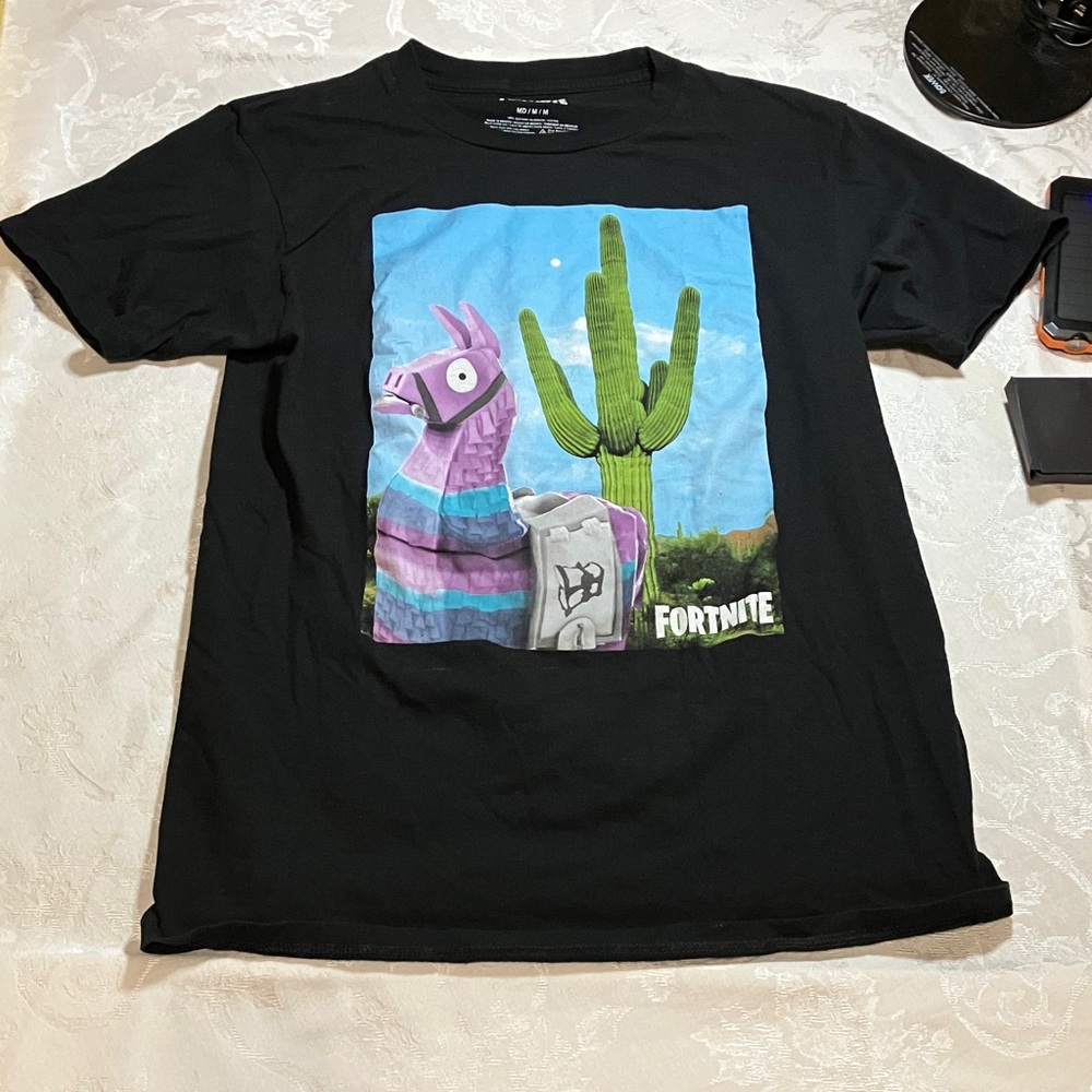 MAD Engine Black Fortnite Graphic Tee